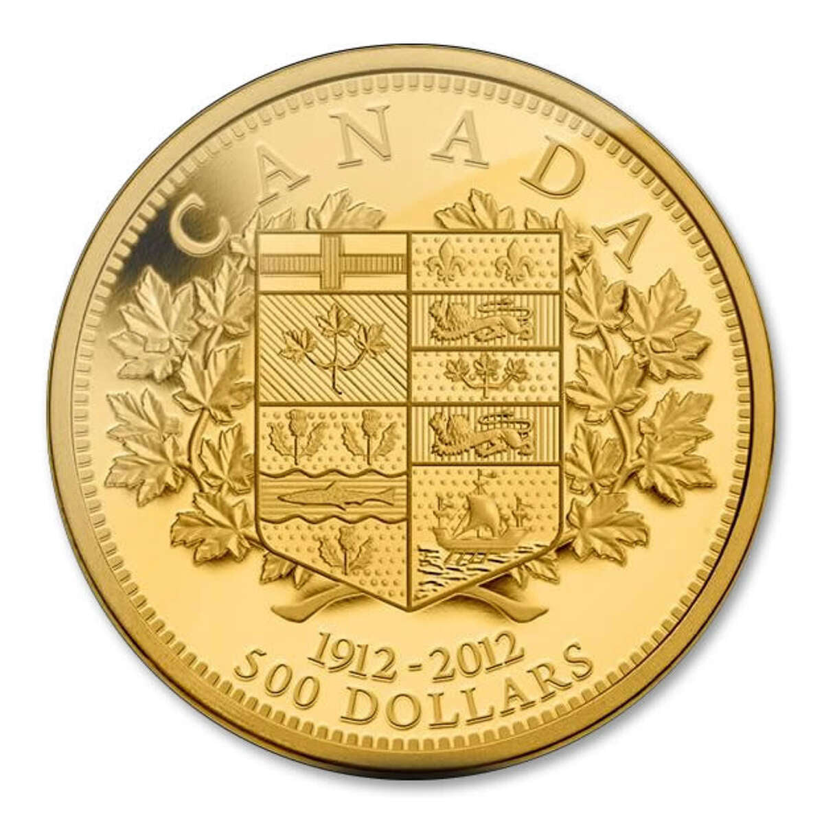2012 $500 Canada's First Gold Coins, 100th Anniversary - Pure Gold Coi