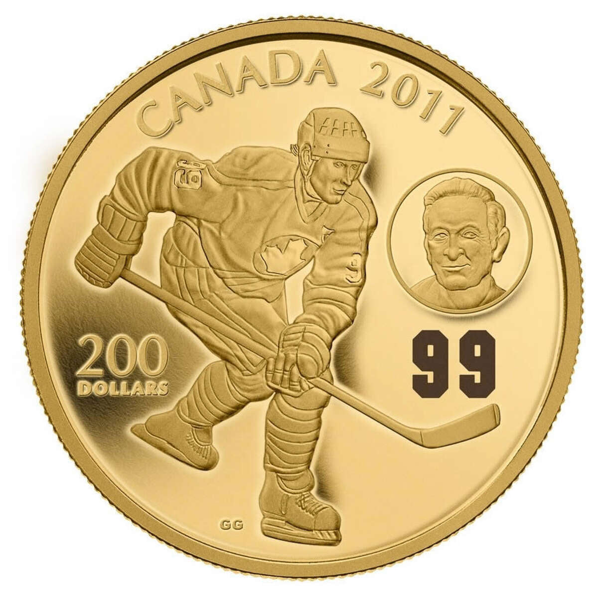 2011 $200 Wayne & Walter Gretzky - 22-kt. Gold Coin Default Title