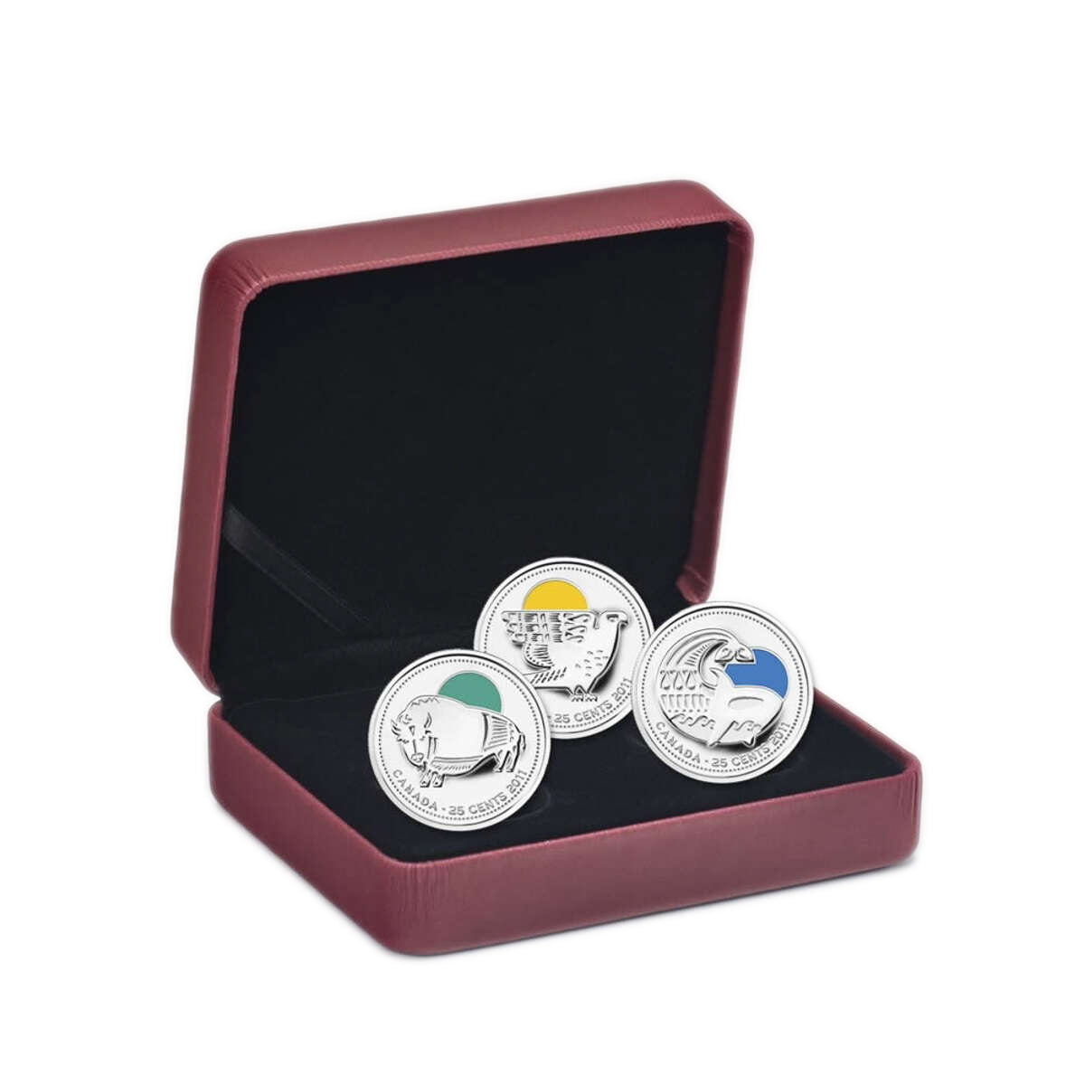 2011 25c Our Legendary Nature - Sterling Silver 3-Coin Set