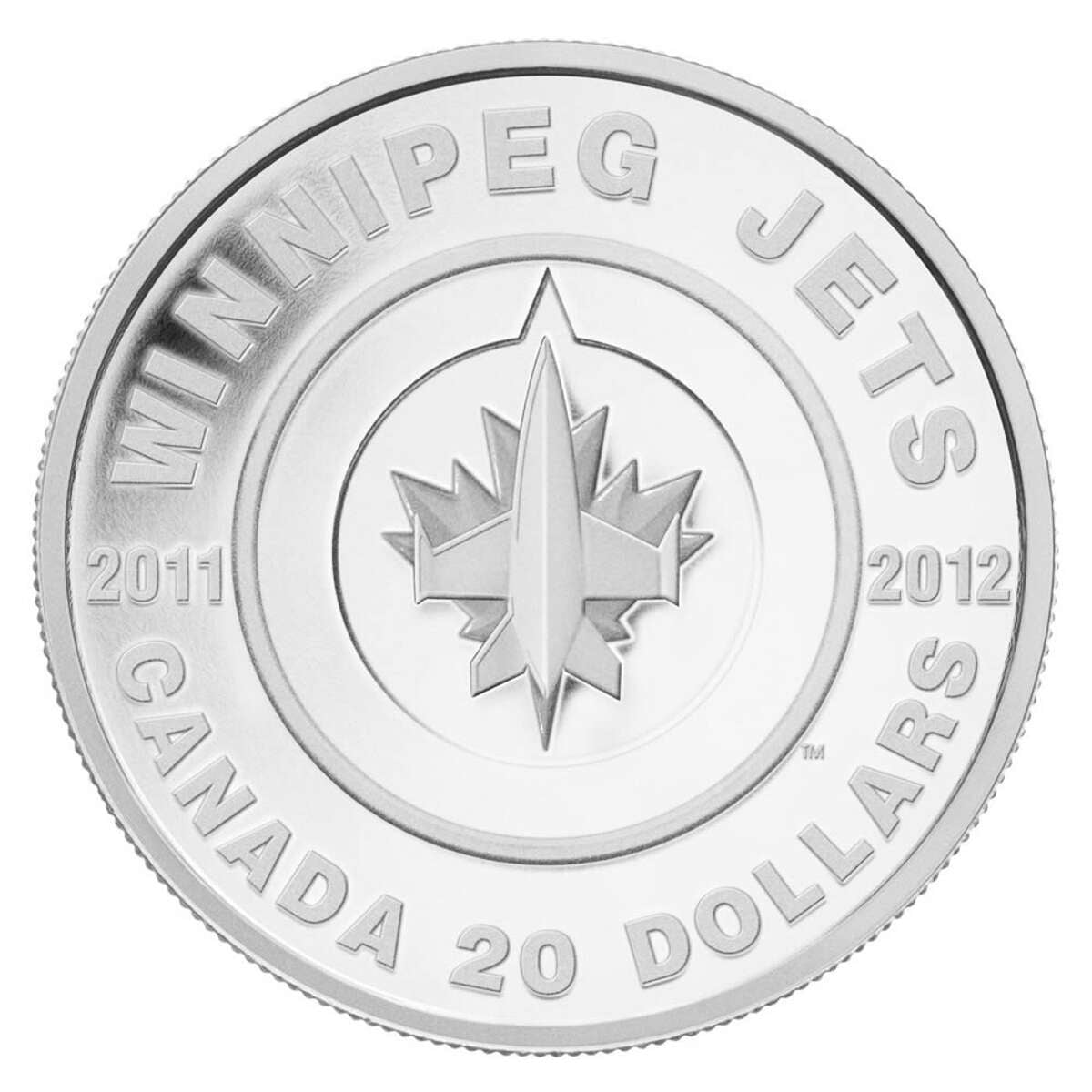 2011 $20 Winnipeg Jets - Pure Silver Coin
