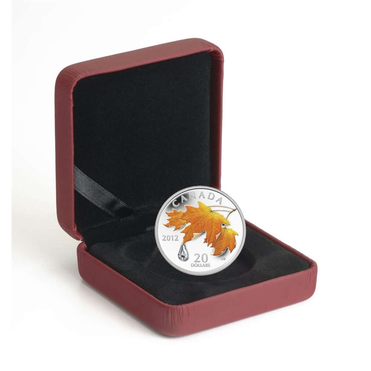 2012 $20 Sugar Maple Crystal Raindrop - Pure Silver Coin Default Title