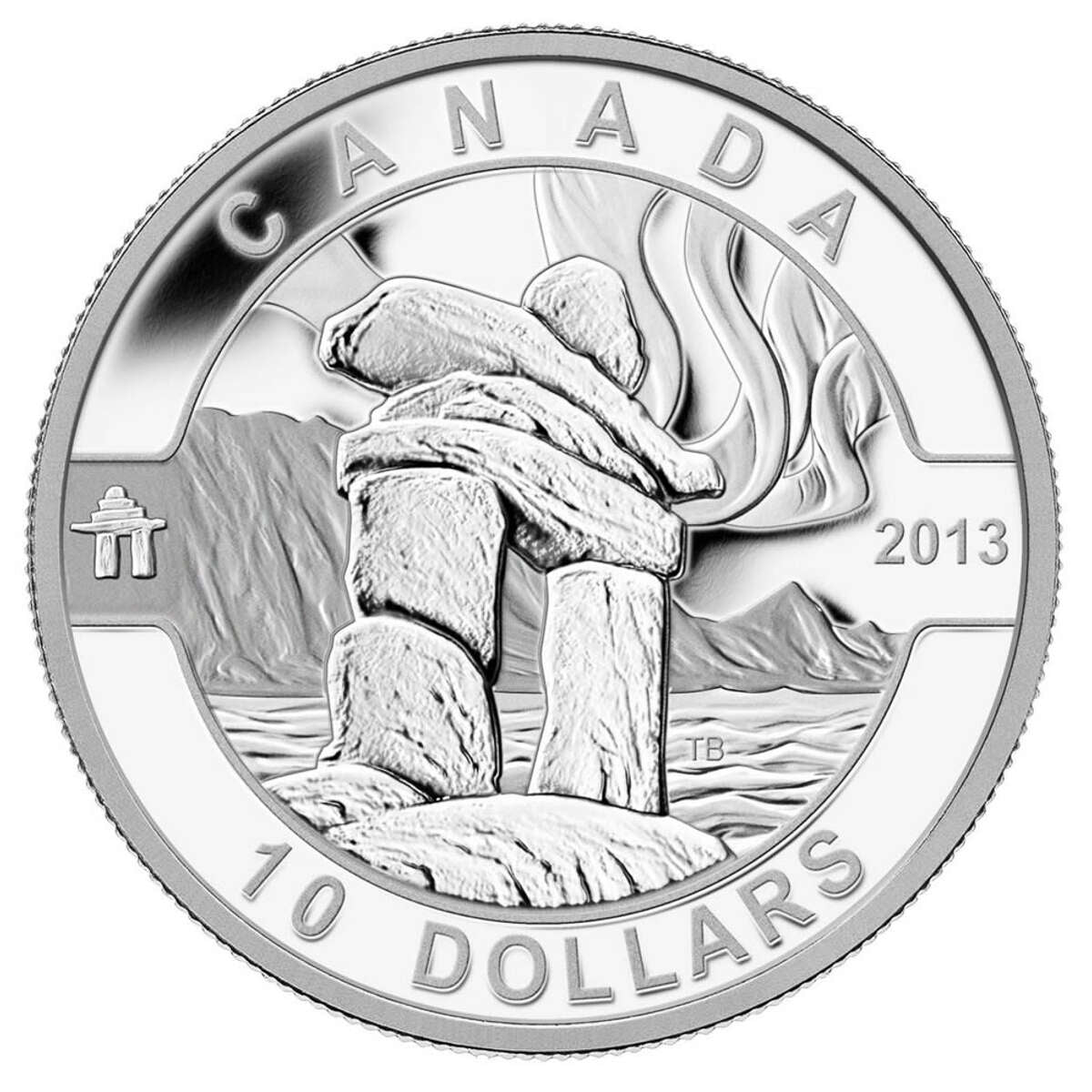 2013 $10 O Canada: Inukshuk - Pure Silver Coin Default Title