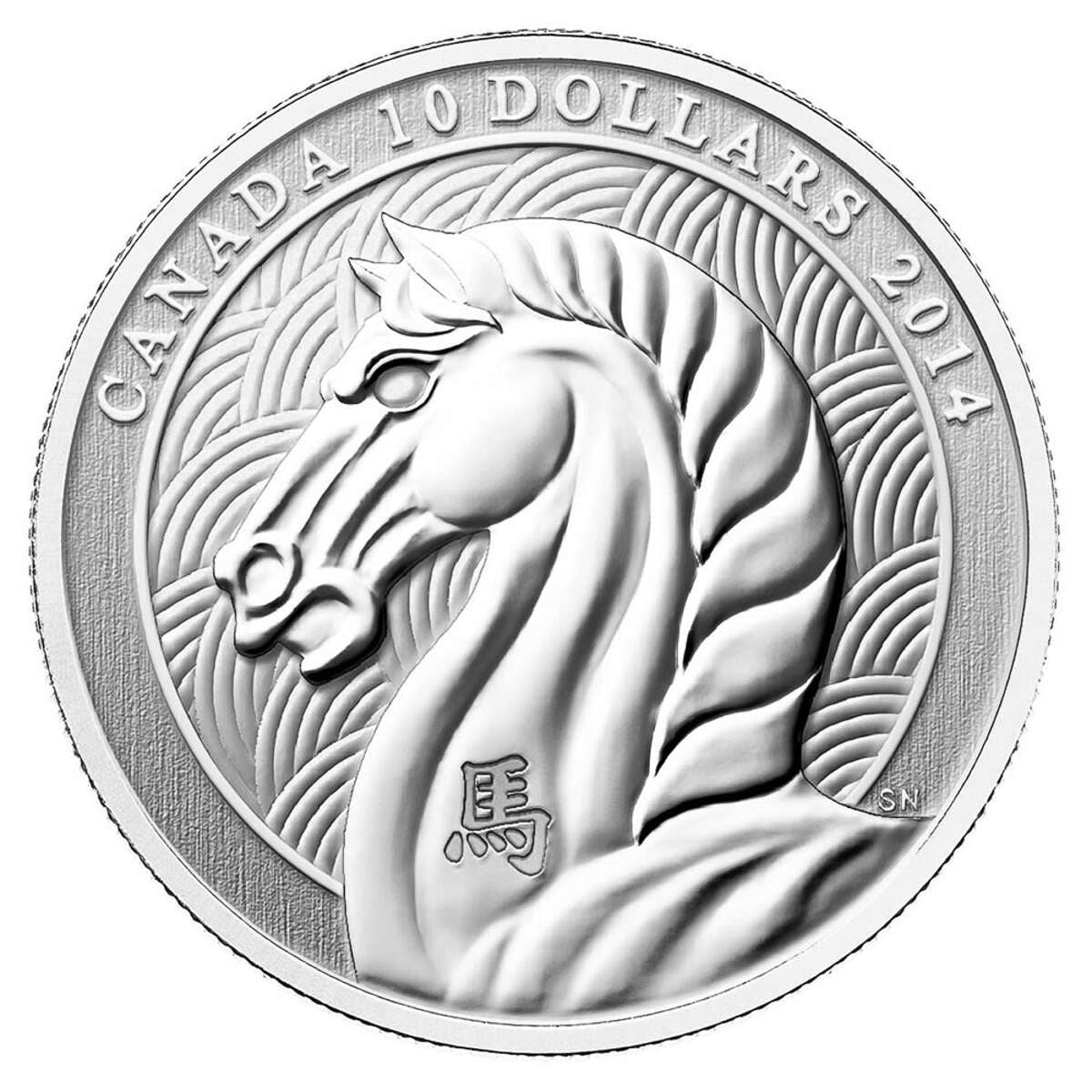 2014 $10 Year of the Horse - Pure Silver Coin Default Title