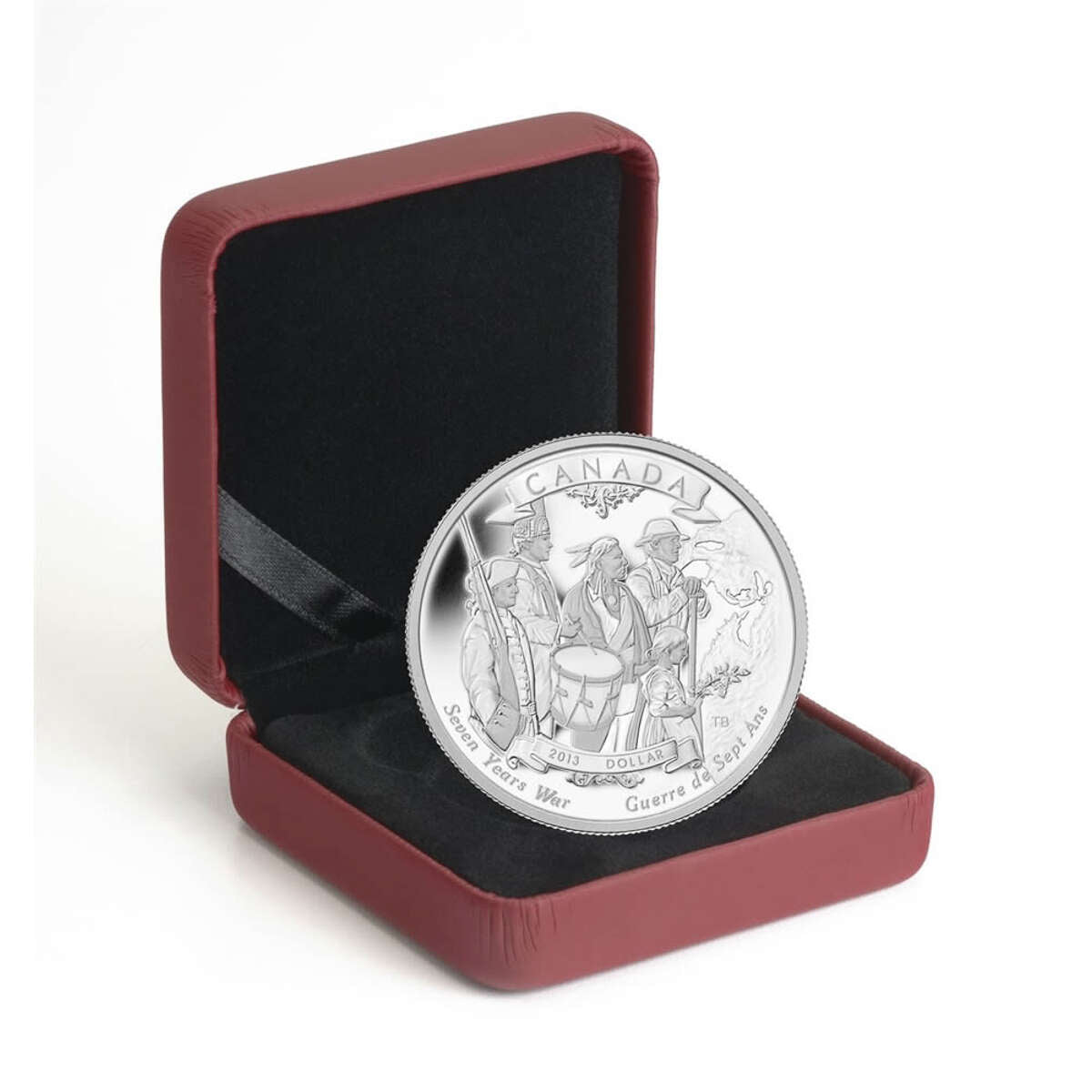 2013 $1 End of the Seven Years War, 250th Anniversary - Special Edition Pure Silver Dollar Default Title