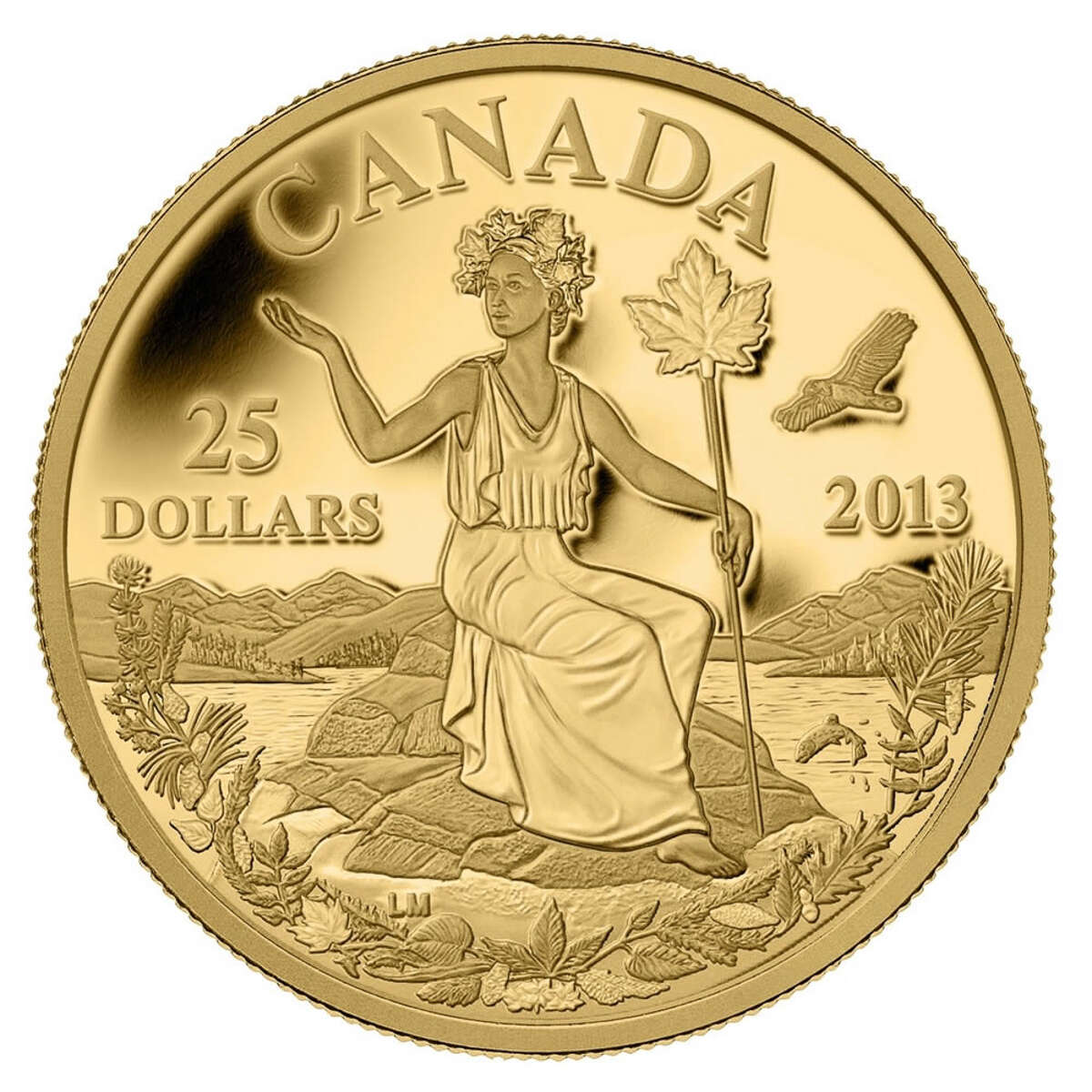 2013 $25 Canada: An Allegory - Pure Gold Coin