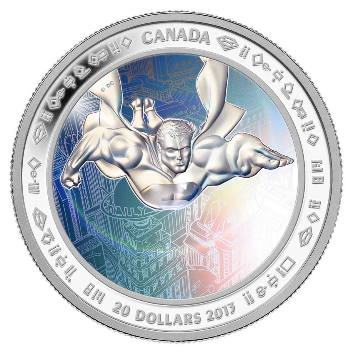 2013 $20 75th Anniversary of Superman™: Metropolis - Pure Silver Coin Default Title