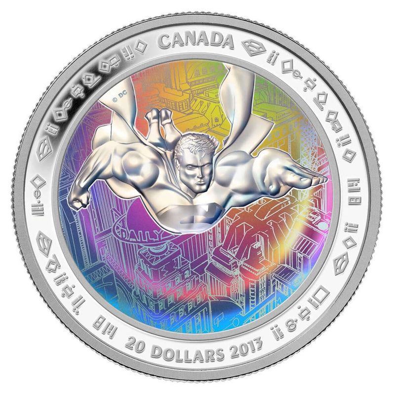 2013 $20  75th Anniversary of Superman&trade;: Metropolis - Pure Silver Coin Default Title