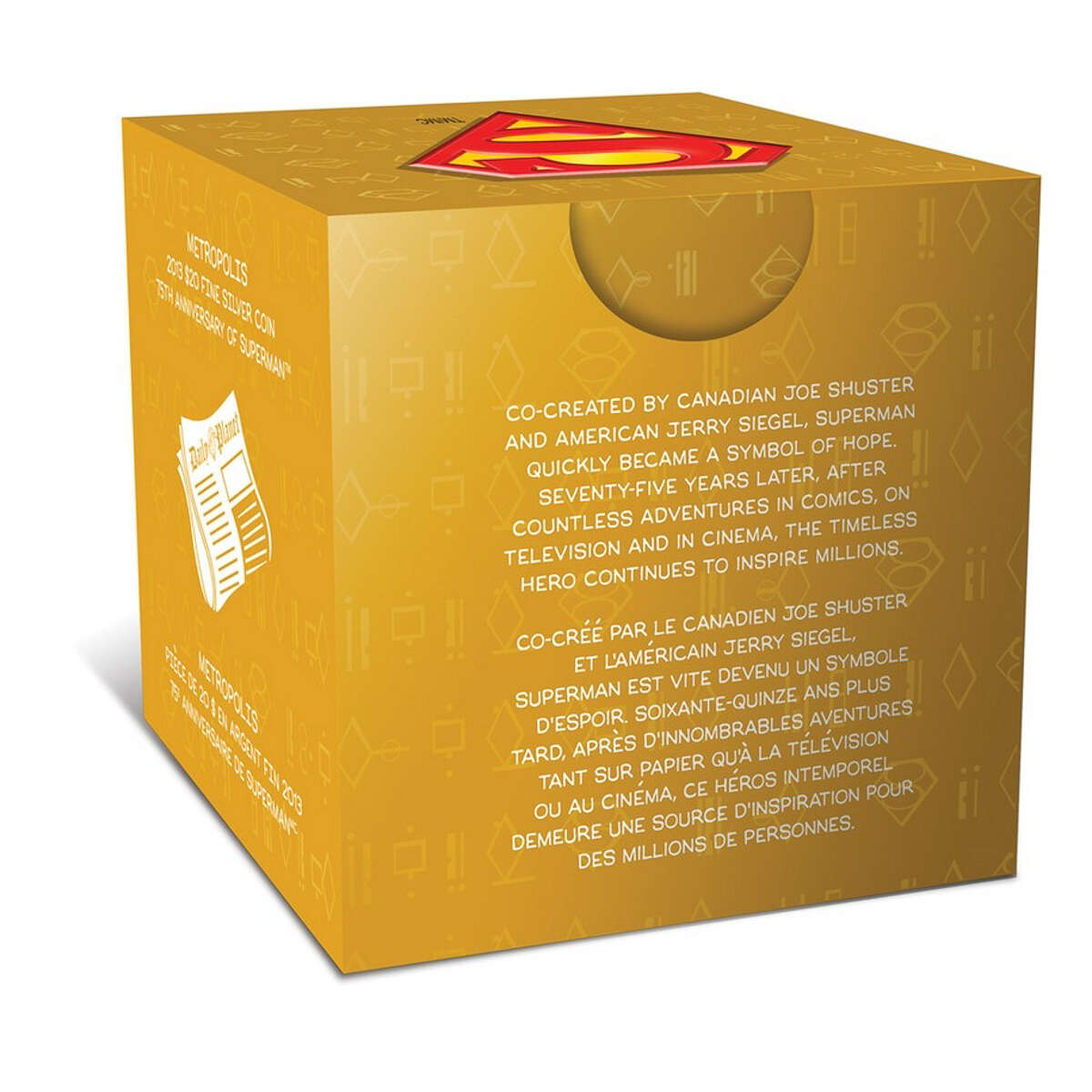 2013 $20 75th Anniversary of Superman™: Metropolis - Pure Silver Coin Default Title