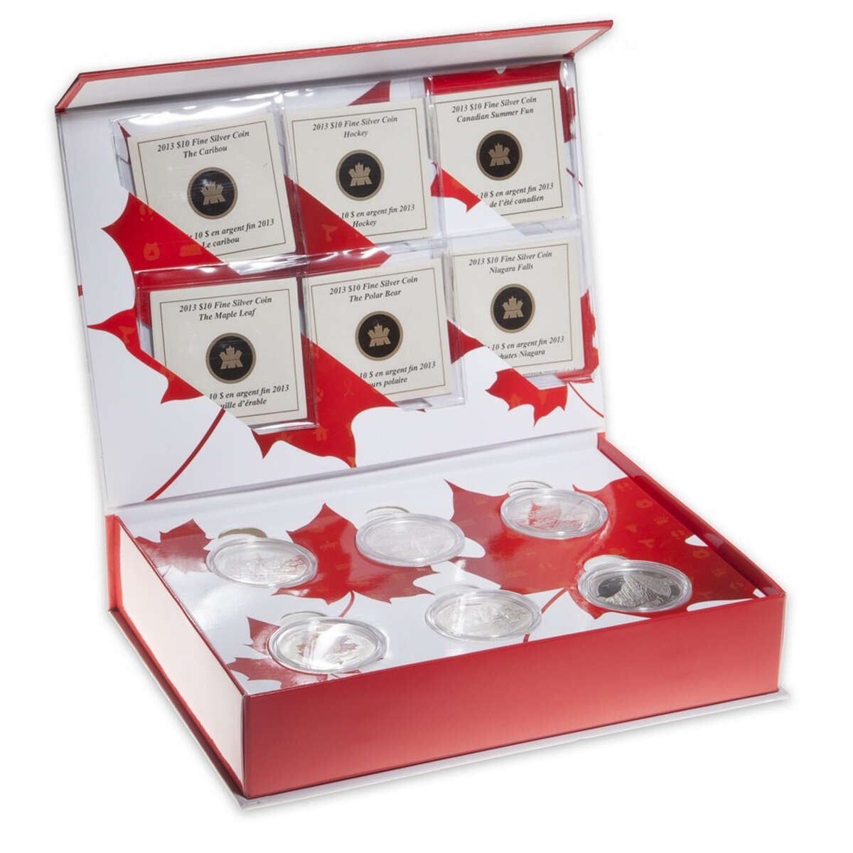 2013 $10 O Canada Series - Pure Silver 6-Coin Set Default Title