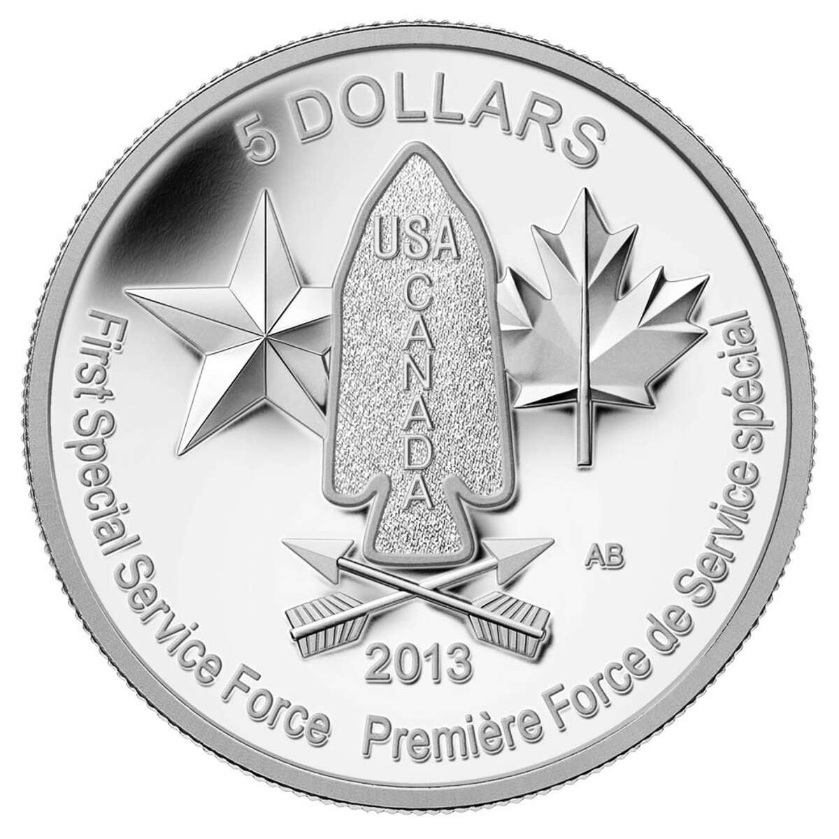 2013 $5 Devil's Brigade - Pure Silver Coin Default Title
