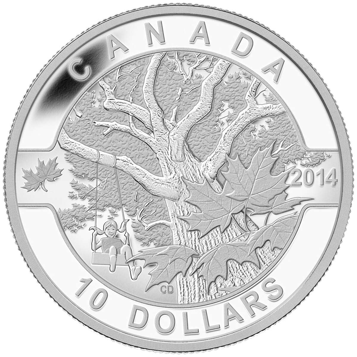 2014 $10 O Canada: Down by the Old Maple Tree - Pure Silver Coin Default Title