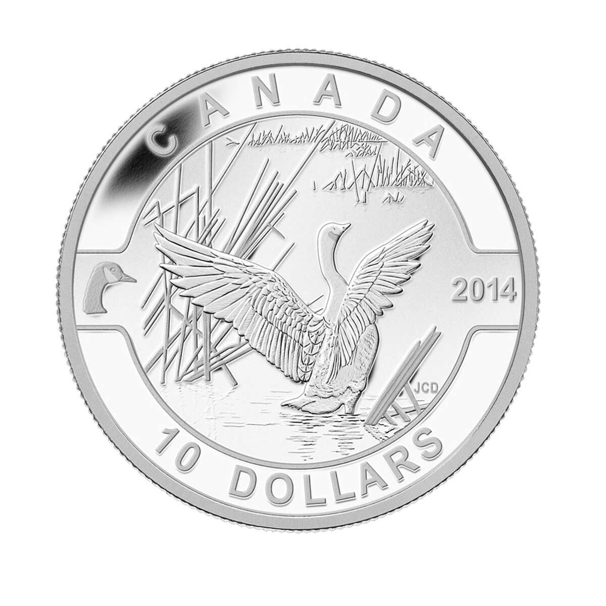 2014 $10 O Canada: Canada Goose - Pure Silver Coin Default Title