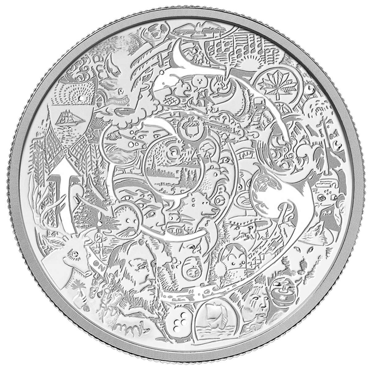 2014 $30 Canadian Contemporary Art - Pure Silver Coin Default Title
