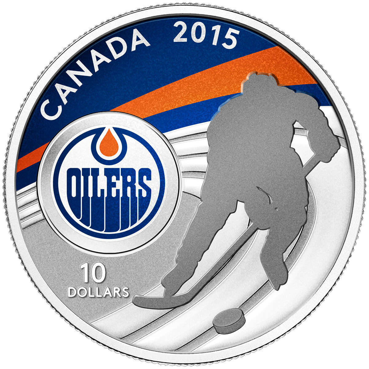 2015 $10 Edmonton Oilers - Pure Silver Coin Default Title