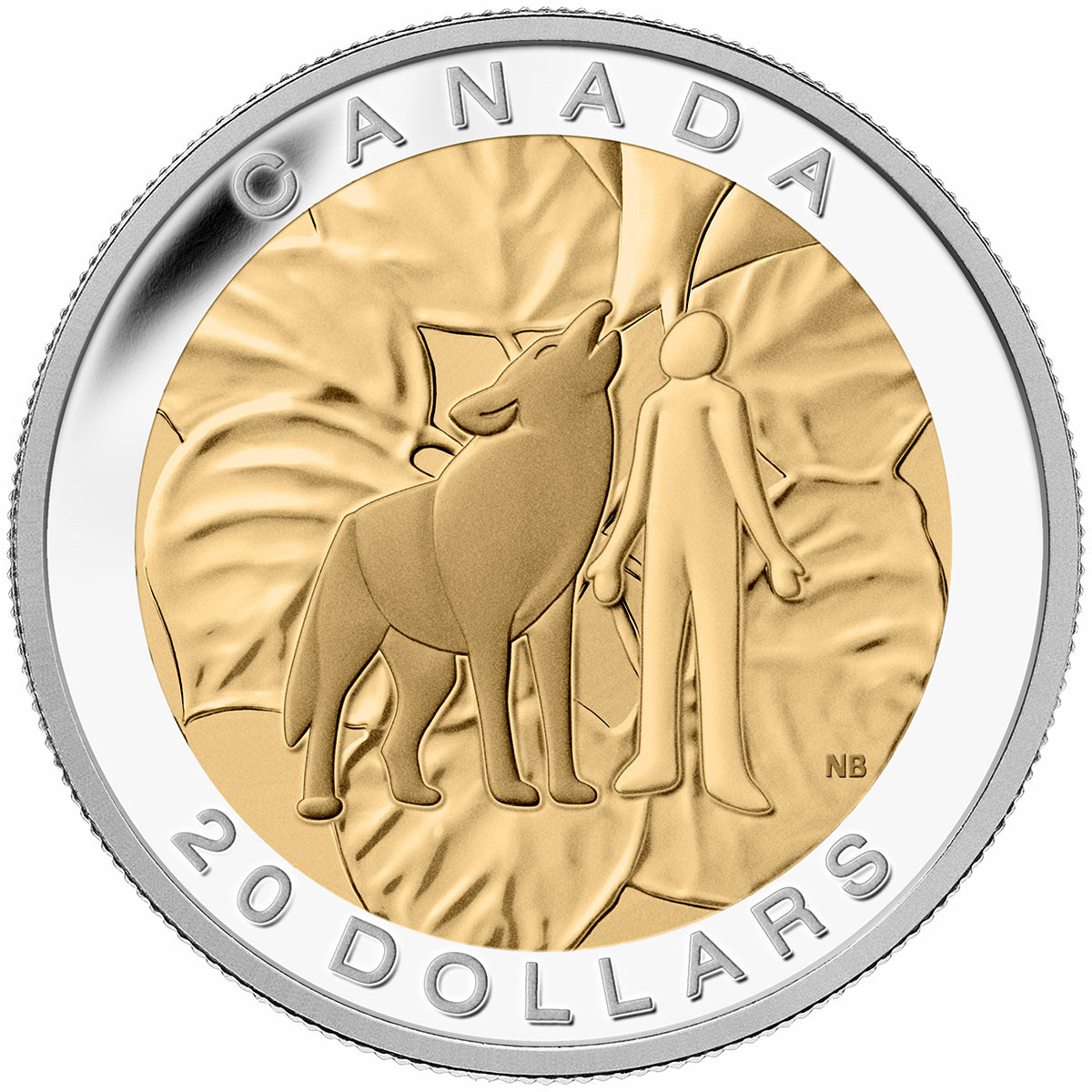 2014 $20 The Seven Sacred Teachings: Humility - Pure Silver Coin