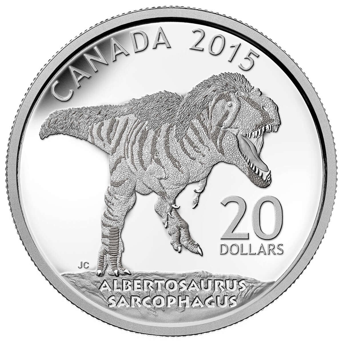 2015 $20 Canadian Dinosaurs: Albertosaurus - Pure Silver Coin Default Title