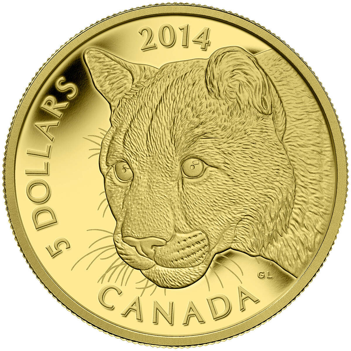 2014 $5 Cougar - Pure Gold Coin Default Title
