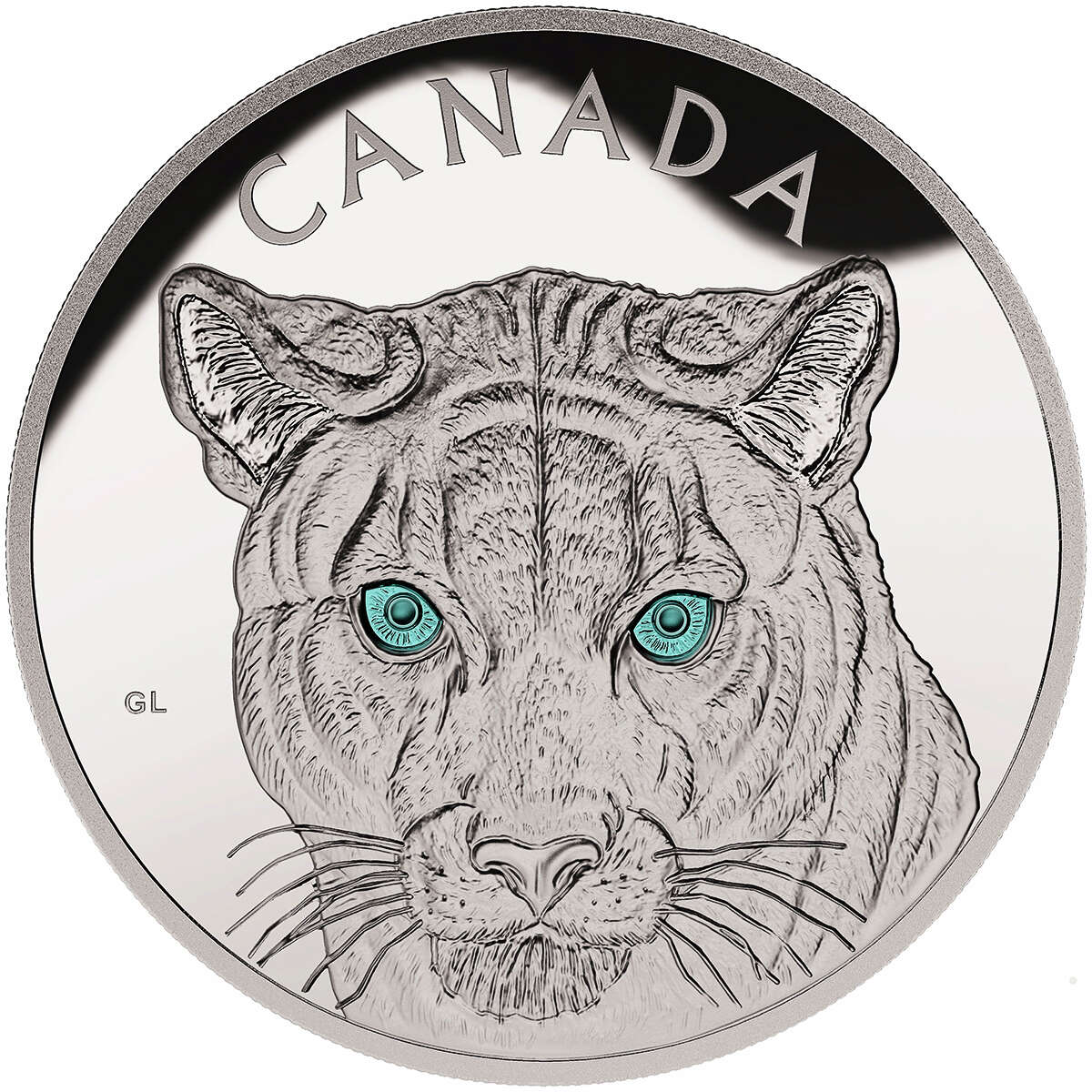 2015 $250 In the Eyes of the Cougar - Pure Silver Kilo Coin