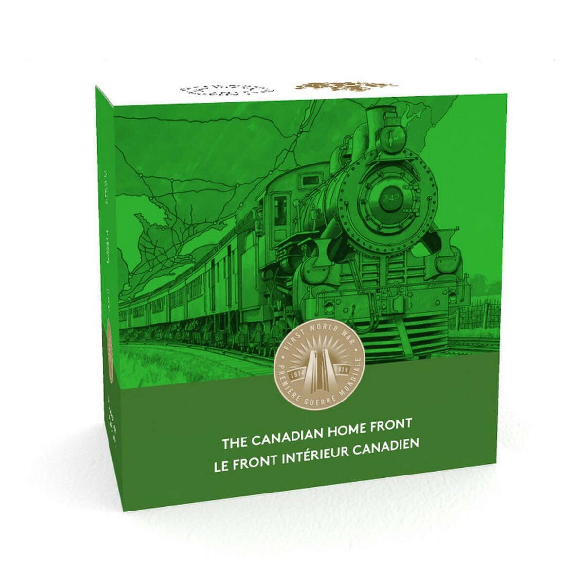 2015 $20 The Canadian Home Front: Transcontinental Railroad - Pure Silver Coin Default Title