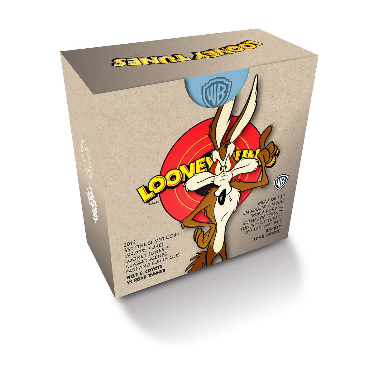 2015 $30 Looney Tunes<sup>TM</sup> Classic Scenes: <i>Fast and Furry-ous</i> - Pure Silver Coin Default Title