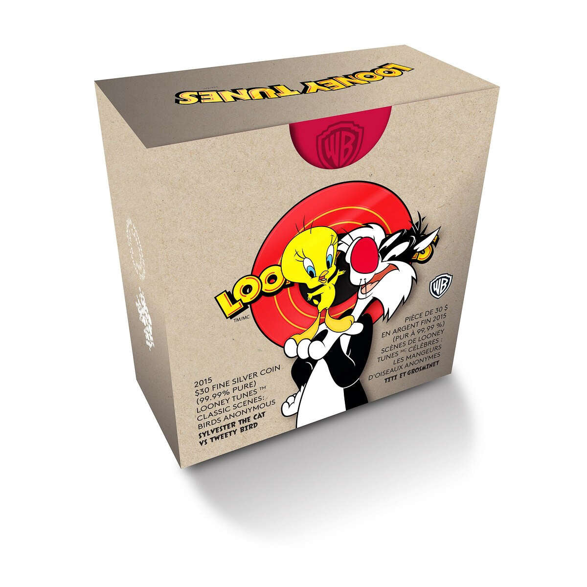 2015 $30 Looney Tunes<sup>TM</sup> Classic Scenes: <i>Birds Anonymous</i> - Pure Silver Coin Default Title