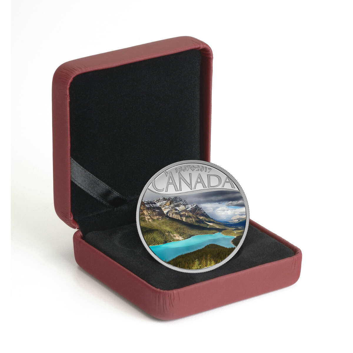 2017 $10 Celebrating Canada's 150th: Peyto Lake (Alberta) - Pure Silver Coin Default Title