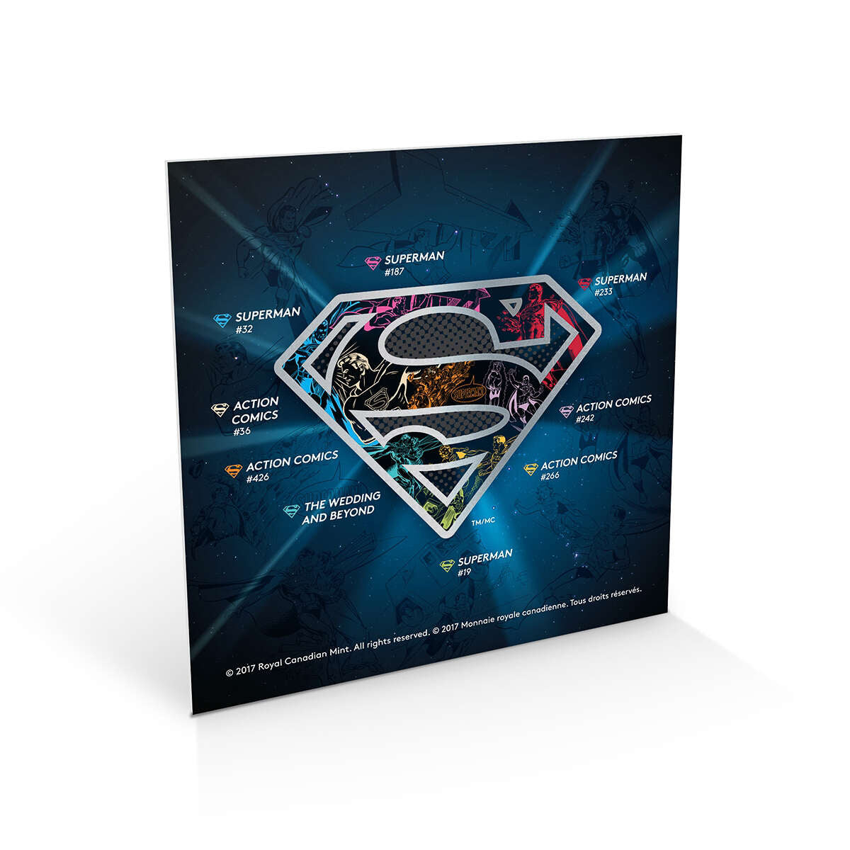 2017 $100 DC Comics Originals: <i>Superman's Shield</i> - Pure Silver Coin Default Title