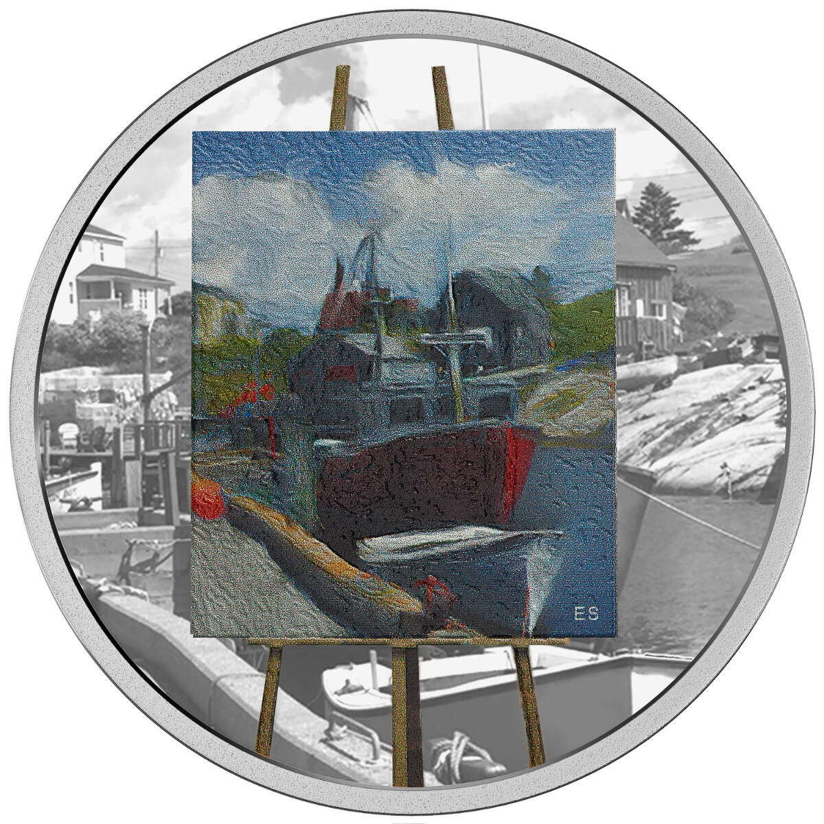 2017 $20 En Plein Air: Maritime Memories - Pure Silver Coin Default Title
