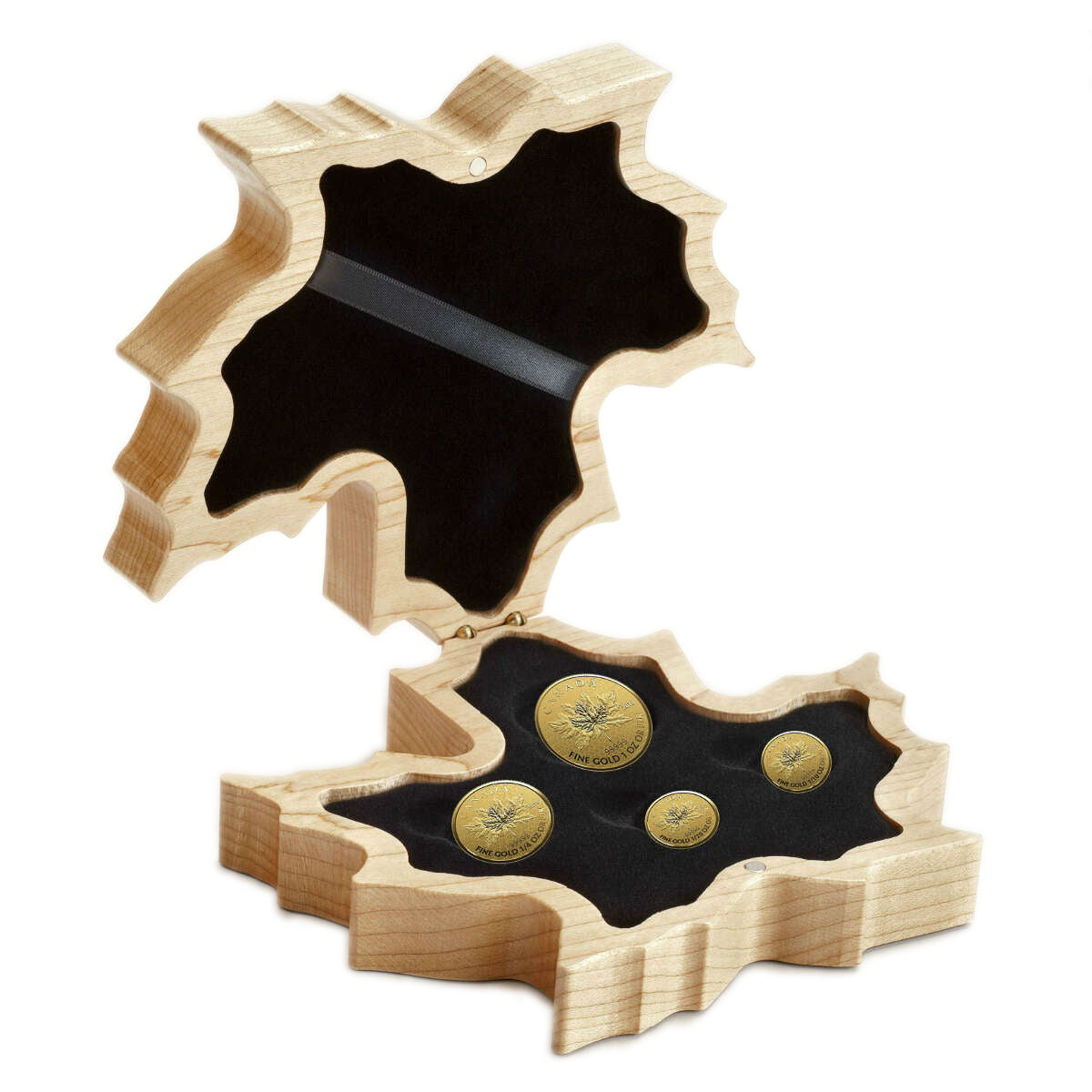 2018 The Maple Leaf Pure Gold Maple Leaf Fractional Set