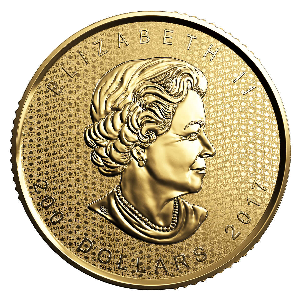 2017 $200 Gold Maple Leaf (GML) Canada 150 - Pure Gold Coin Default Title