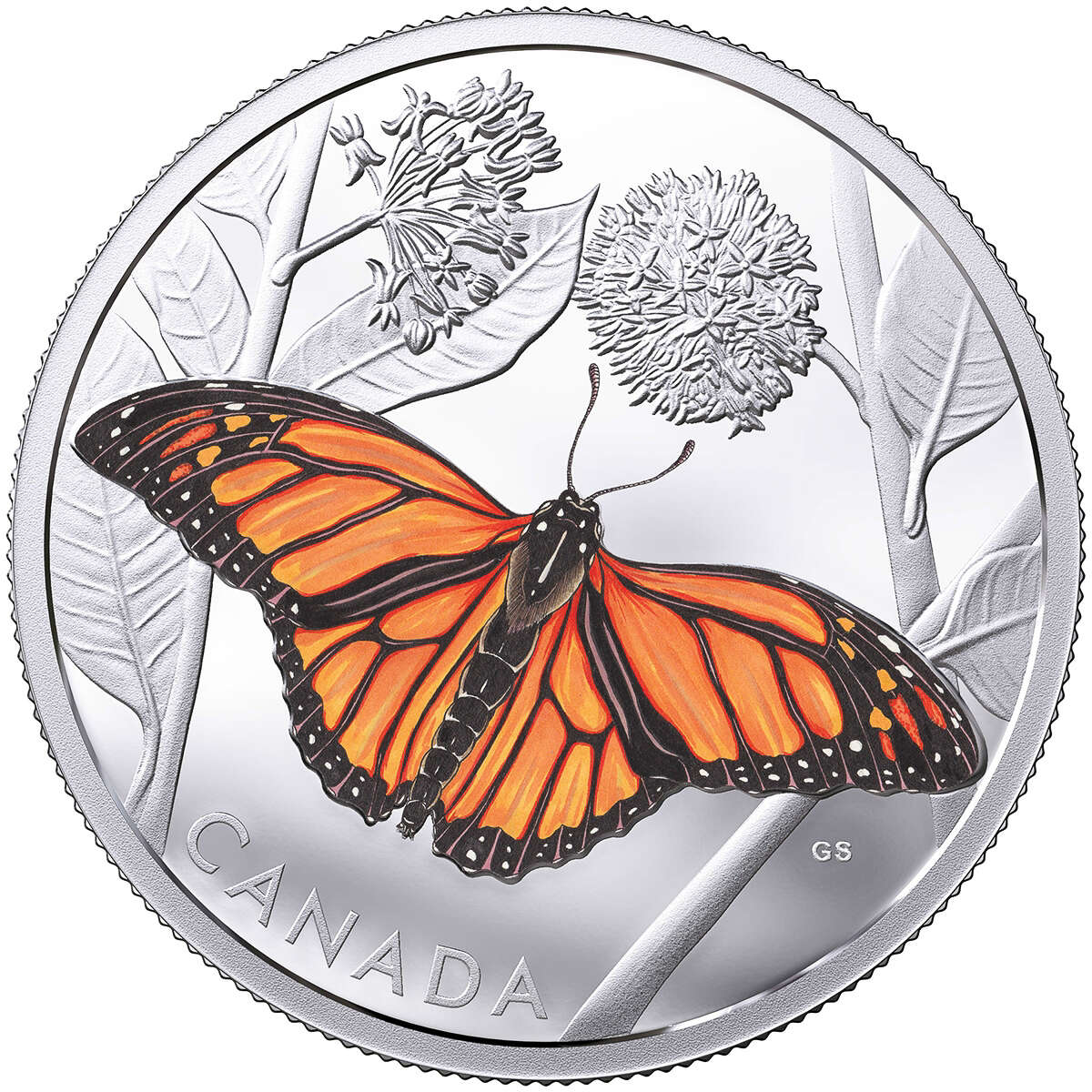 2017 $50 Monarch Migration - Pure Silver Coloured Coin Default Title