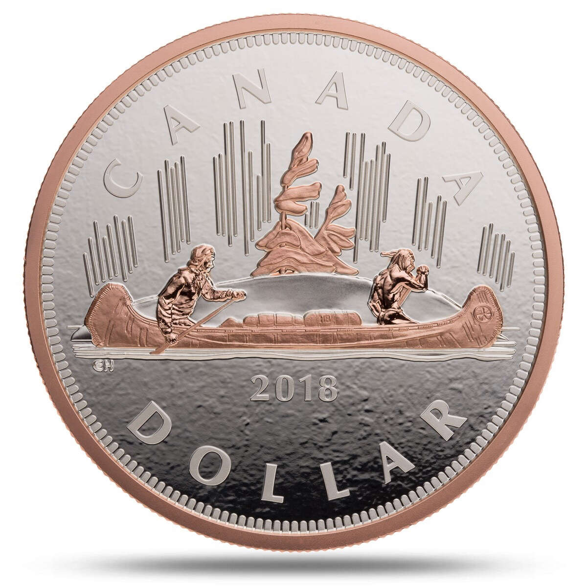 2018 $1 Big Coin: Voyageur - Pure Silver Coin