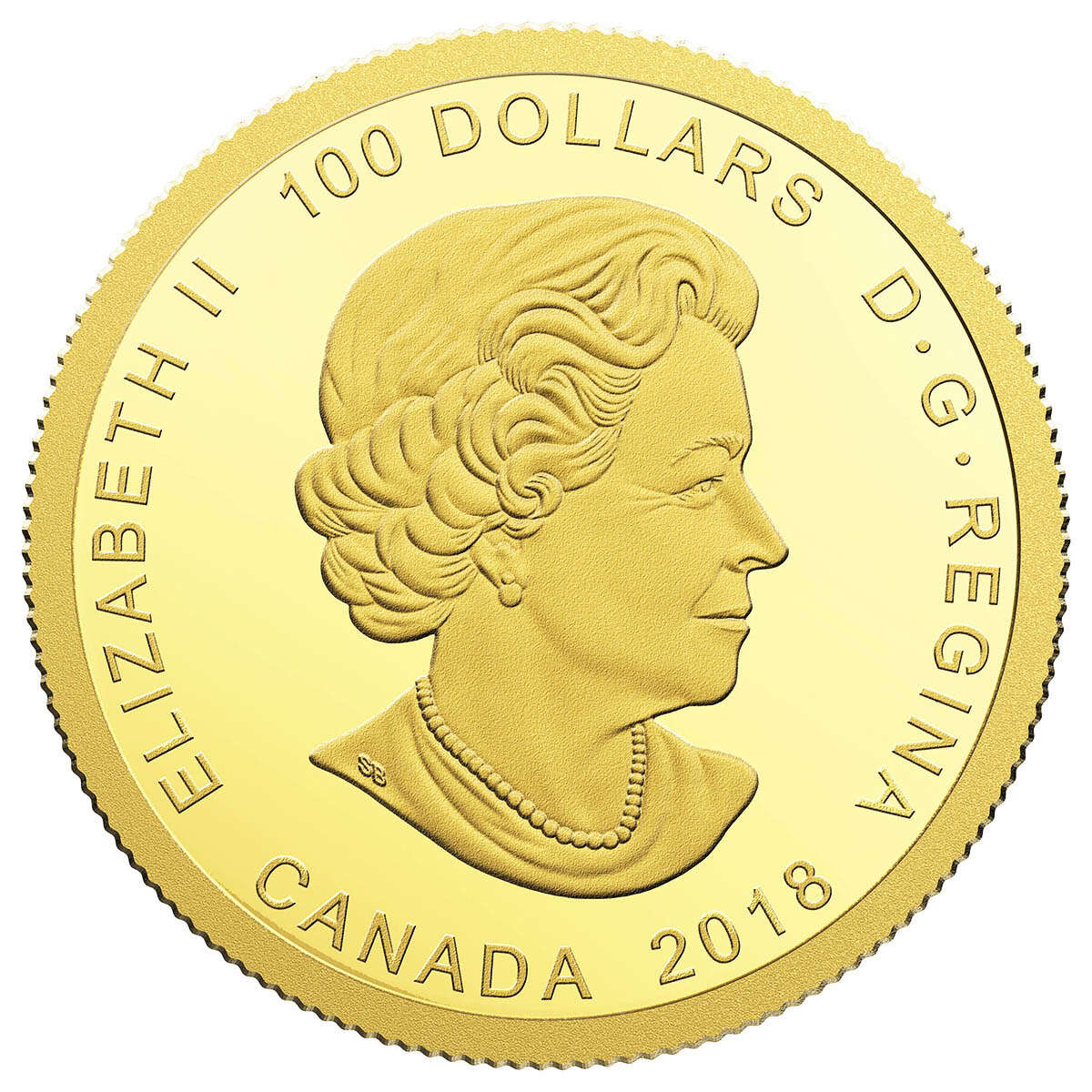 2018 $100 Frog Reveals a Gift - 14-Karat Gold Coin Default Title