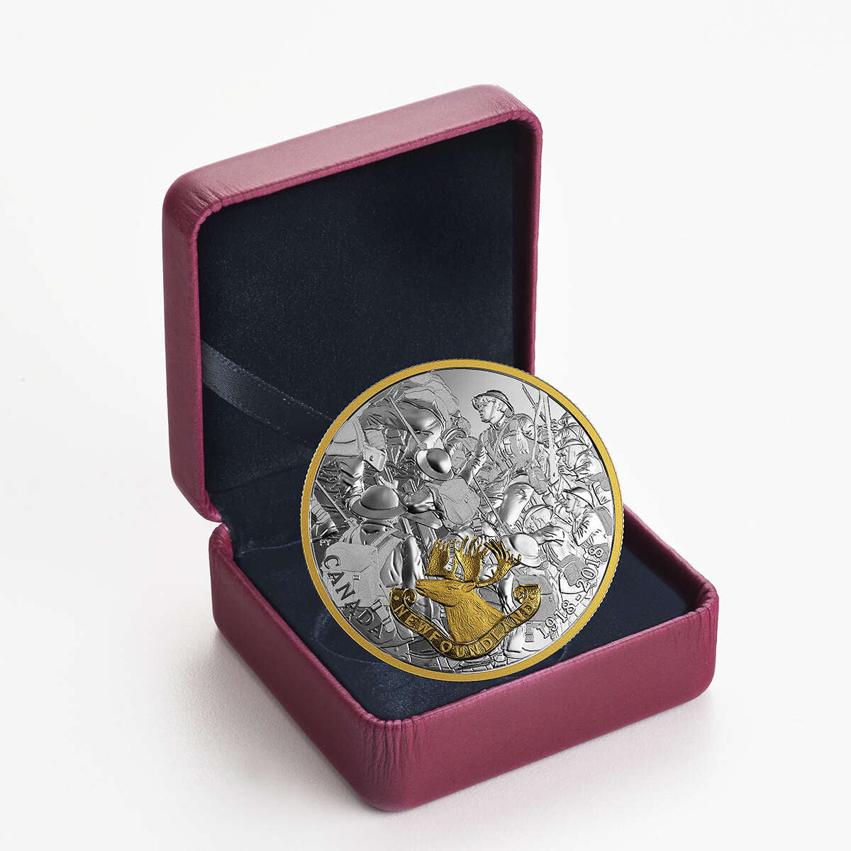 2018 $20 First World War Allied Forces: Newfoundland - Pure Silver Coin Default Title