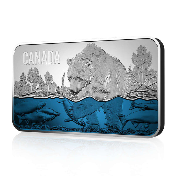2018 $25 Salmon Run - Pure silver Coin Default Title