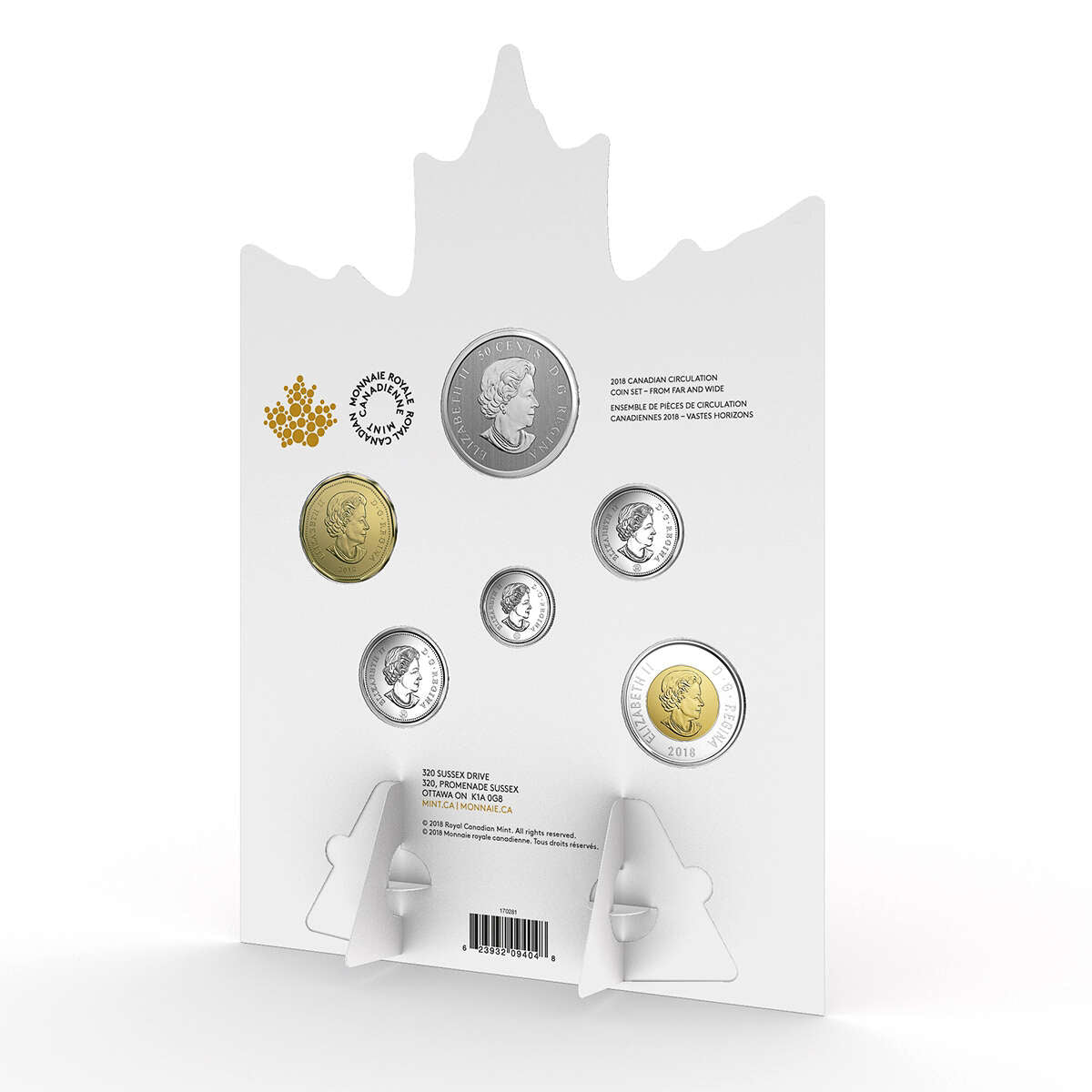 2018 Canadian Circulation Coin Set From Far and Wide Default Title