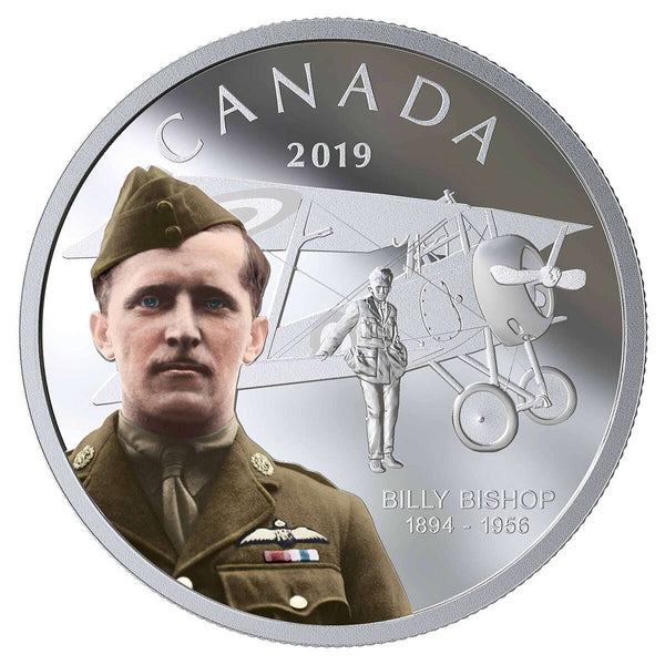 2019 $20 125th Anniversary of the Birth of Billy Bishop - Pure Silver Coin Default Title
