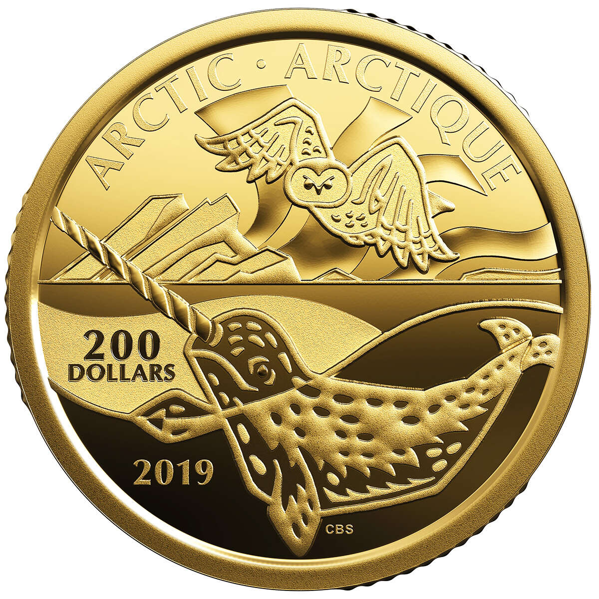 2019 $200 Canadian Coastal Symbols: The Arctic - Pure Gold Coin