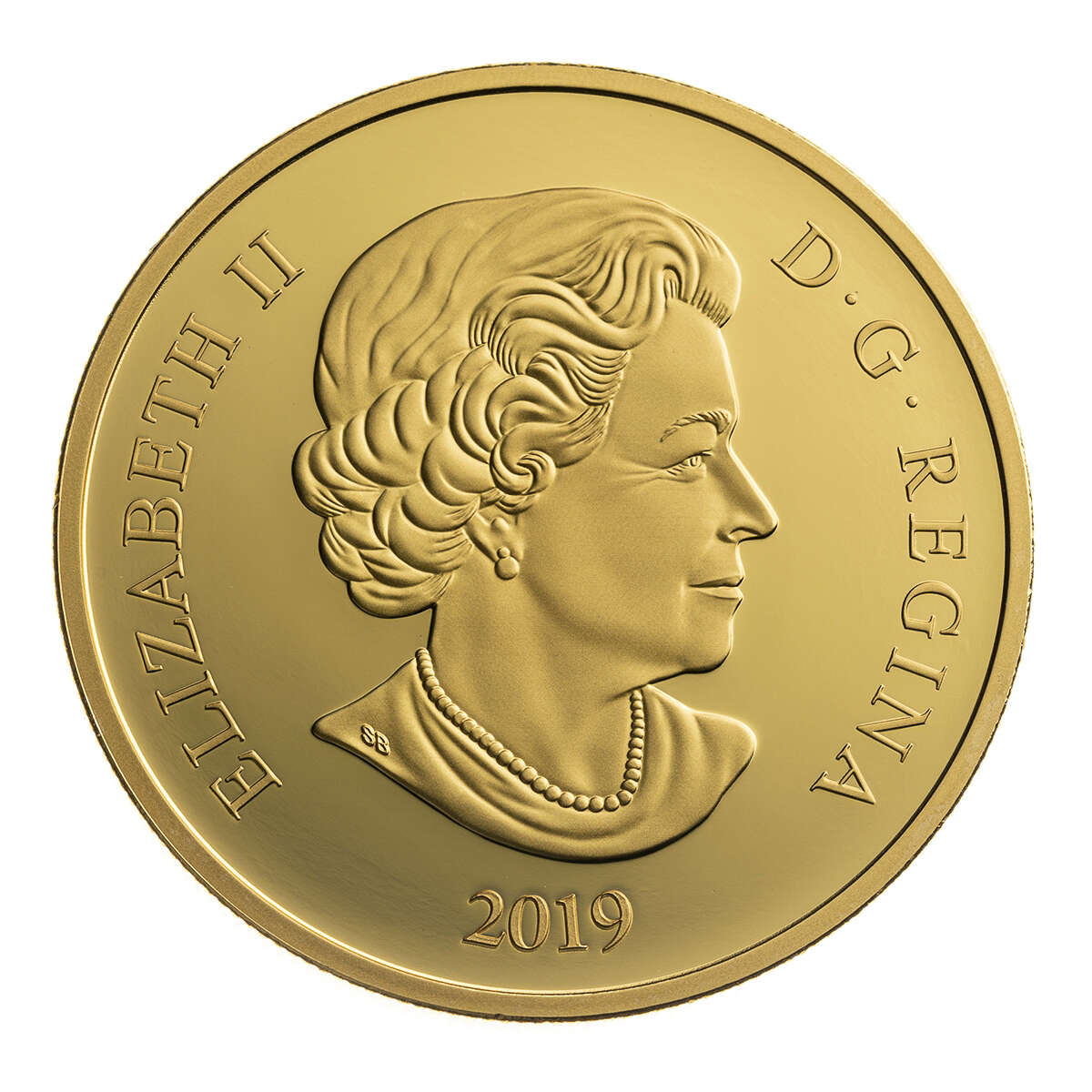 2019 $250 Her Majesty Queen Elizabeth II's Sapphire Tiara - Pure Gold Coin Default Title