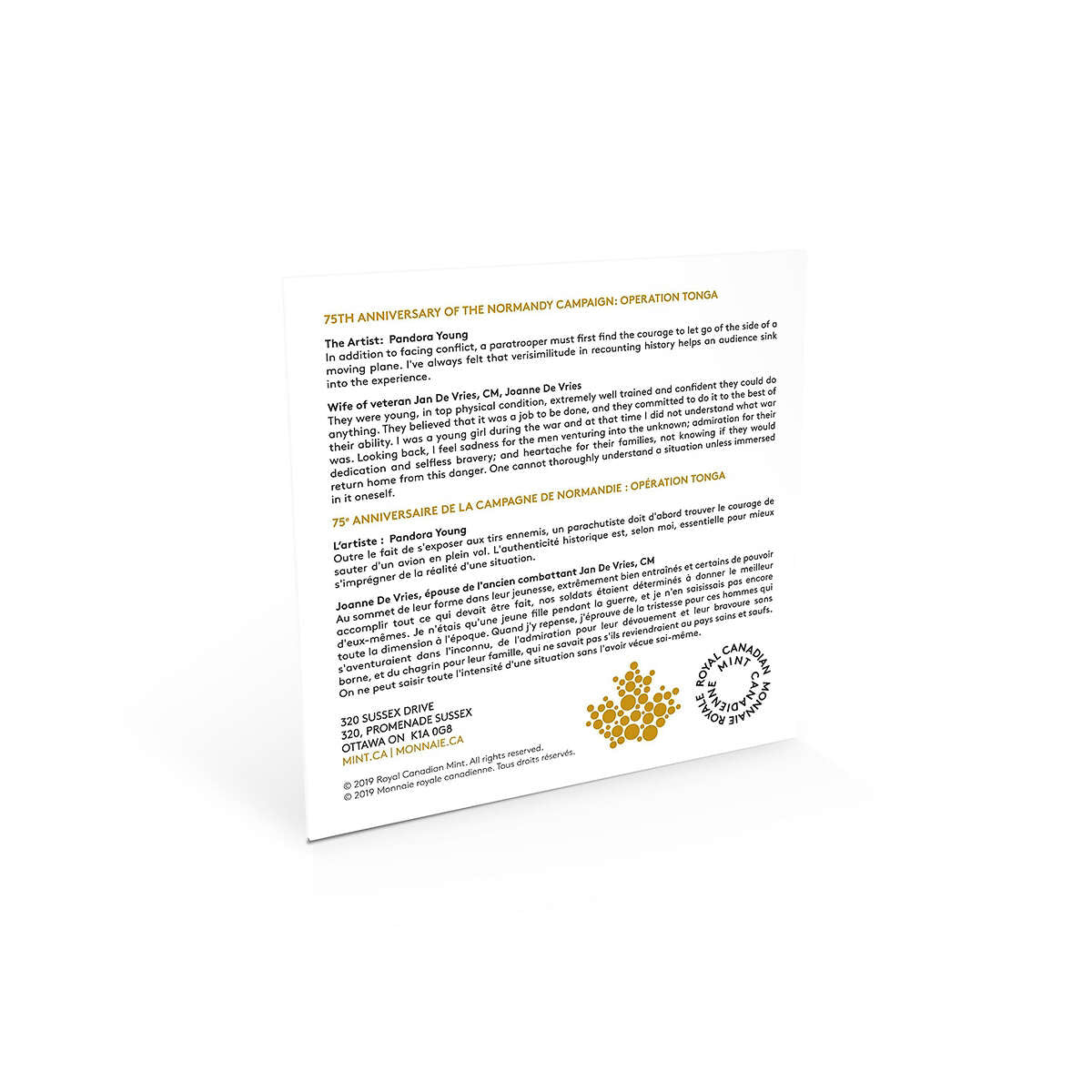 2019 Silver $125 75th Ann Normandy Campaign: Operation Tonga Default Title