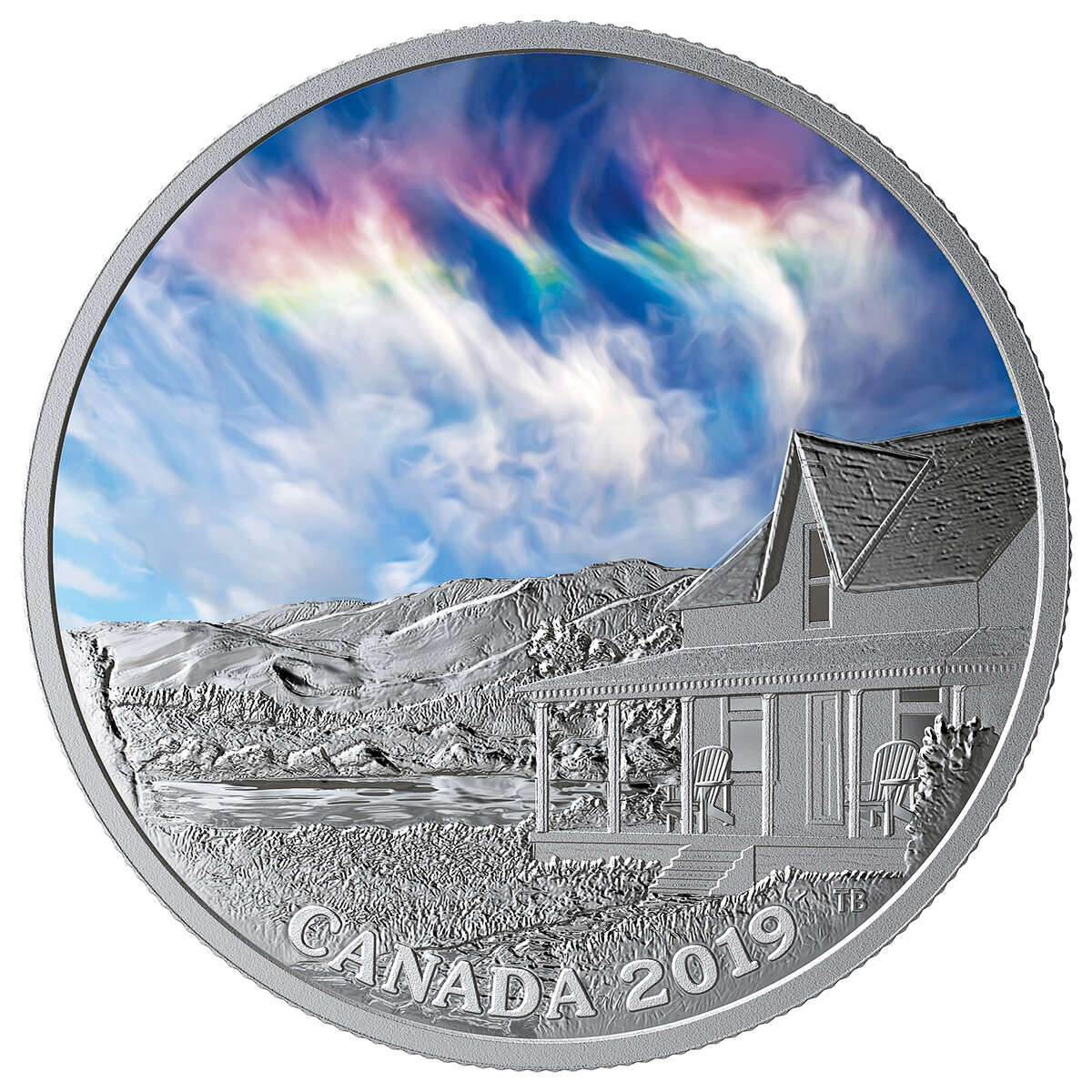 2019 $20 Sky Wonders: Fire Rainbow - Pure Silver Coin Default Title