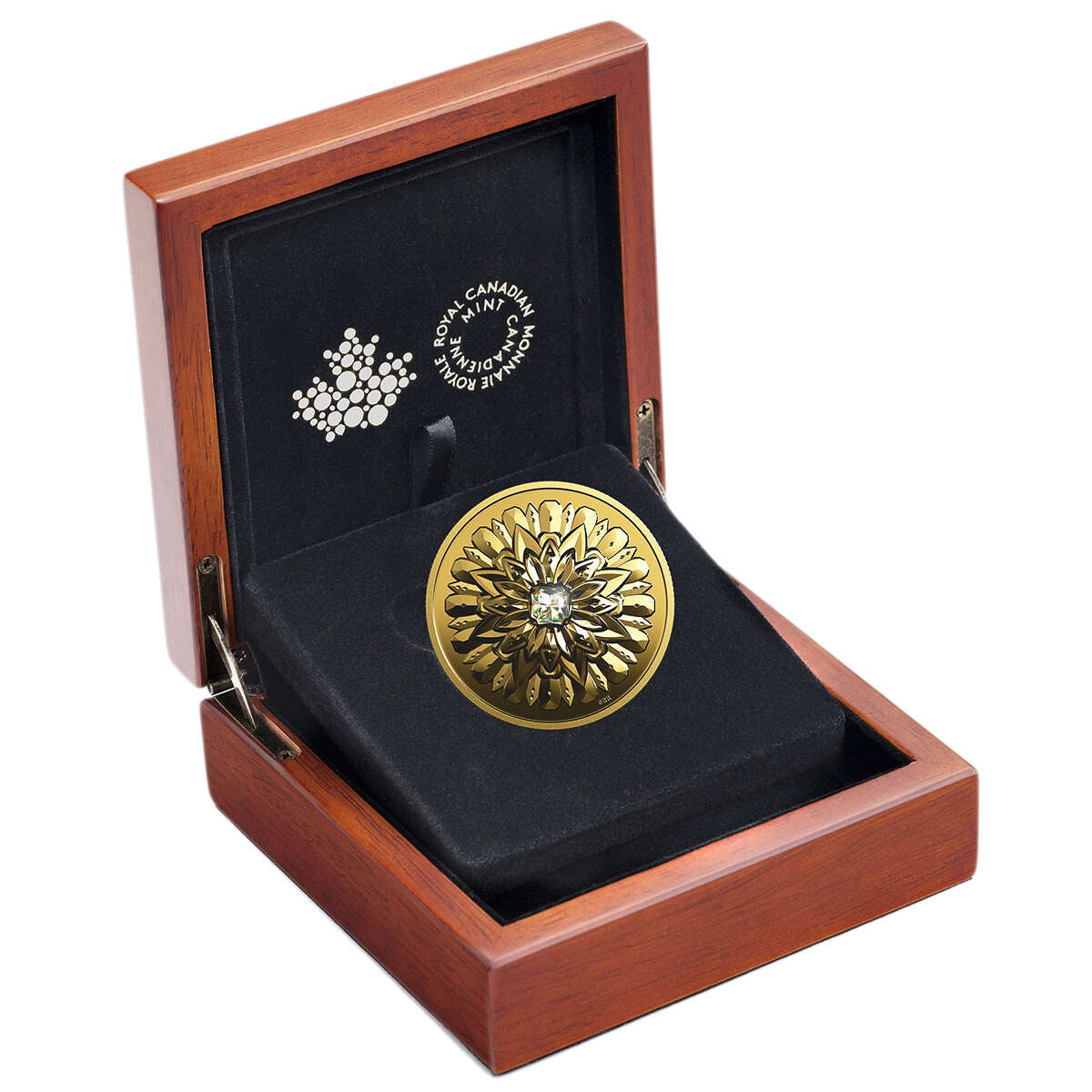 2019 $200 Purely Brilliant Collection: Forevermark Black Label Square - Pure Gold Coin Default Title