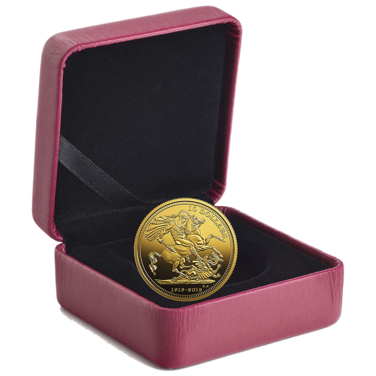 2019 $10 The 1919 Sovereign: 100th Anniversary of the Last Issue - Pure Gold Coin Default Title