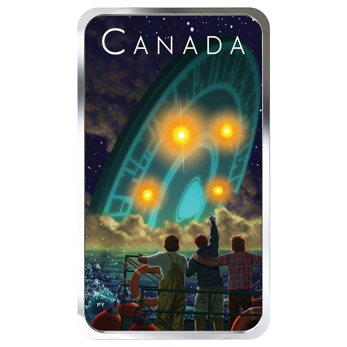 2019 $20 Canada's Unexplained Phenomena: The Shag Harbour Incident - Pure Silver Coin Default Title