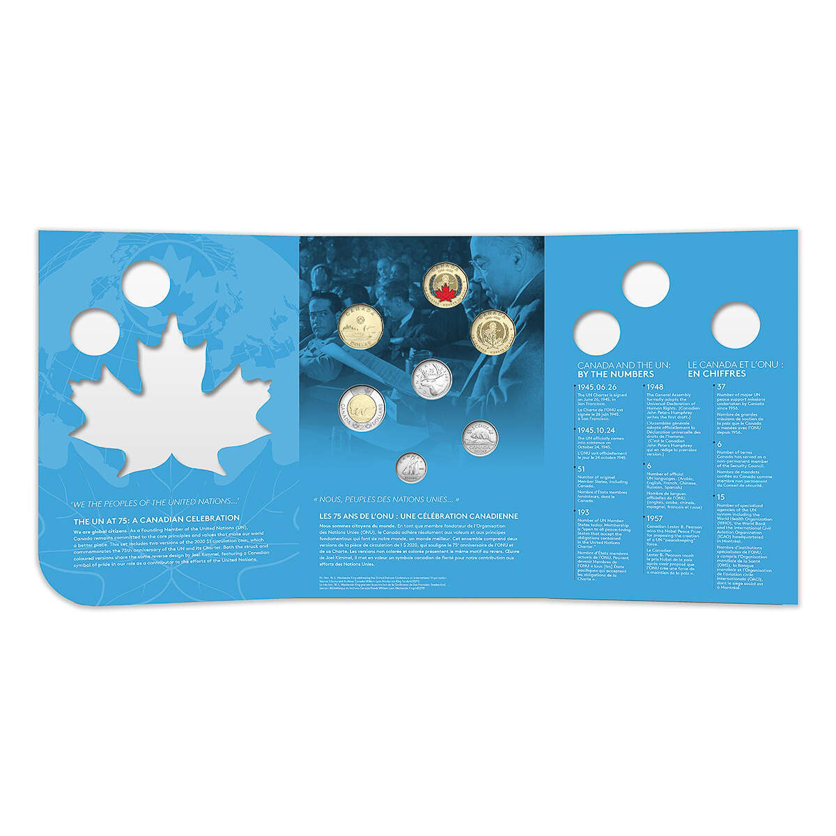 2020 75th Anniversary of the Signing Of The United Nations Charter Collector Keepsake Card Default Title