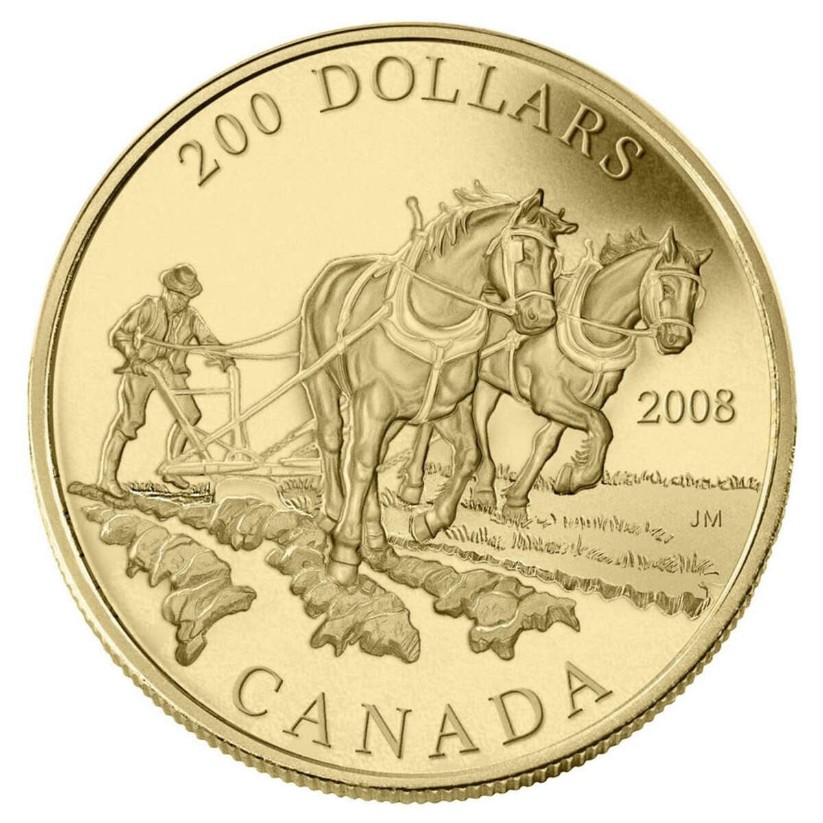 2008 $200 Agriculture Trade - 22-kt. Gold Coin