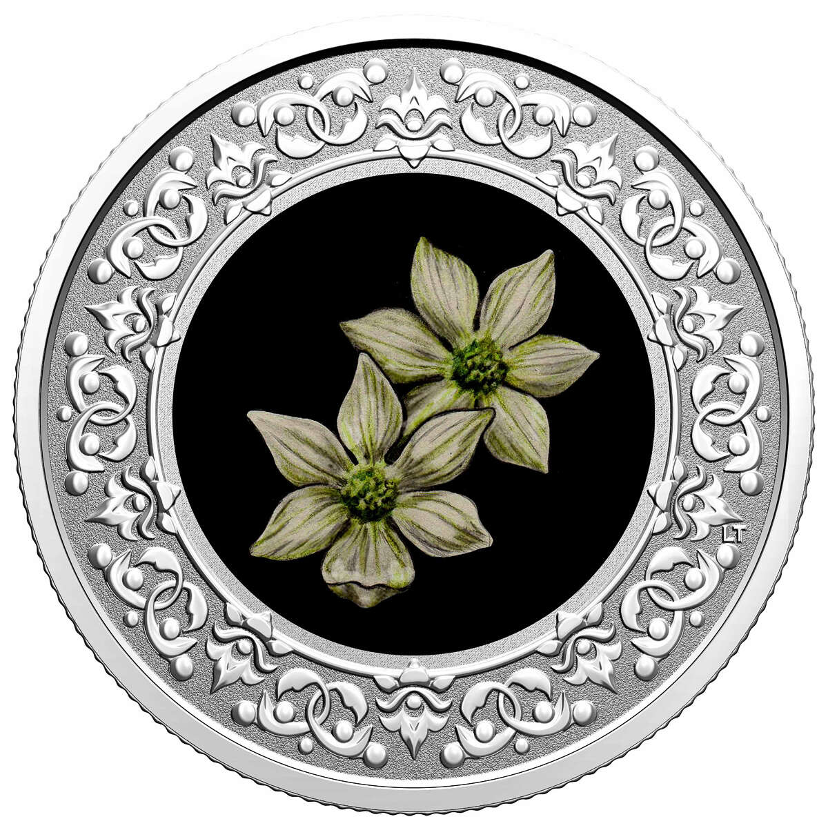 2020 $3 Floral Emblems of Canada - British Columbia: Pacific Dogwood - Pure Silver Coin Default Title