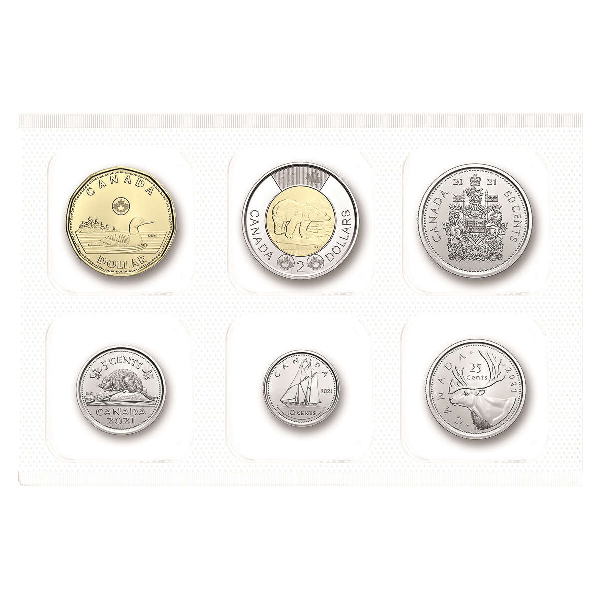 2021 Classic Canadian Uncirculated Coin Set Default Title