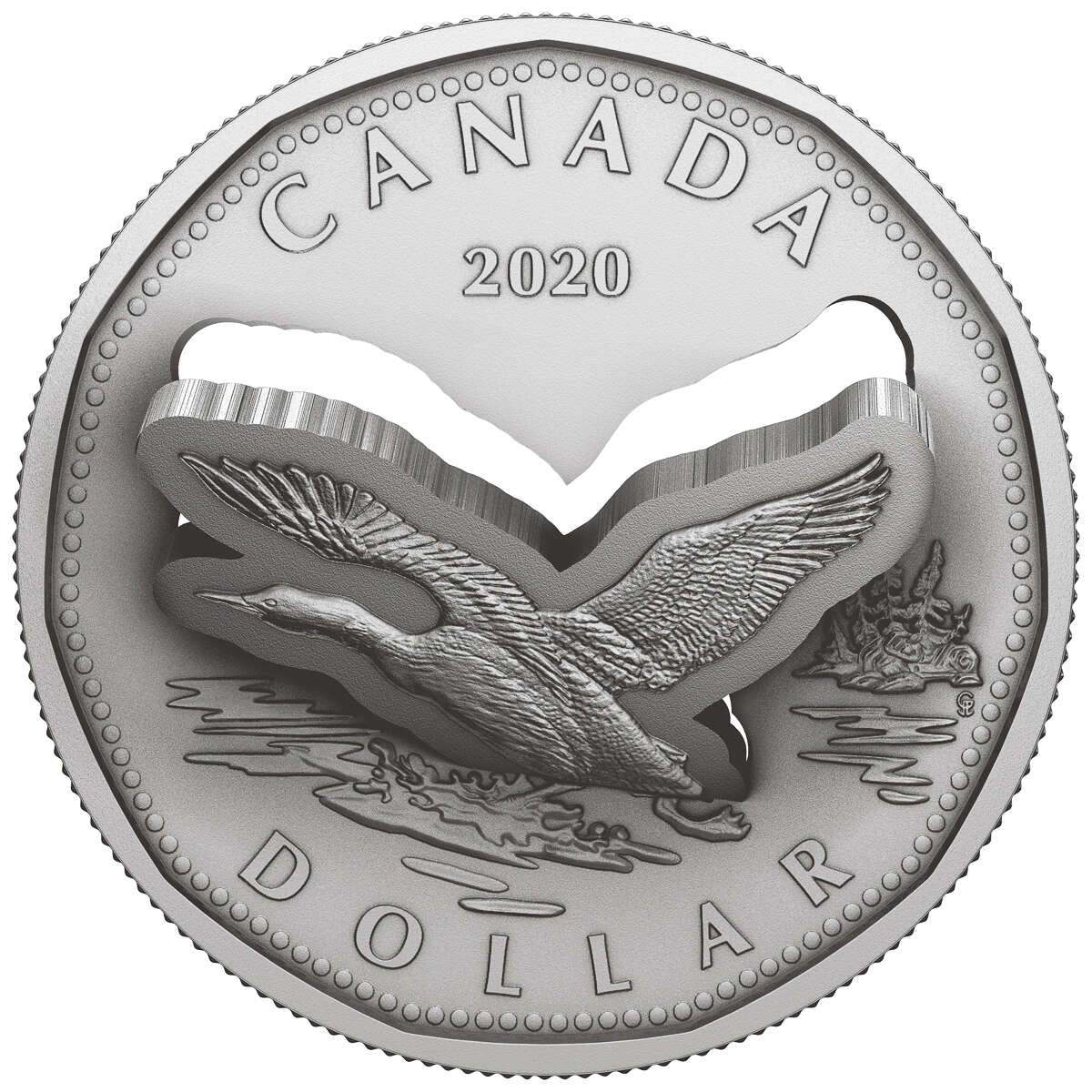 2021 $1 Flying Loon - Pure Silver Coin Default Title