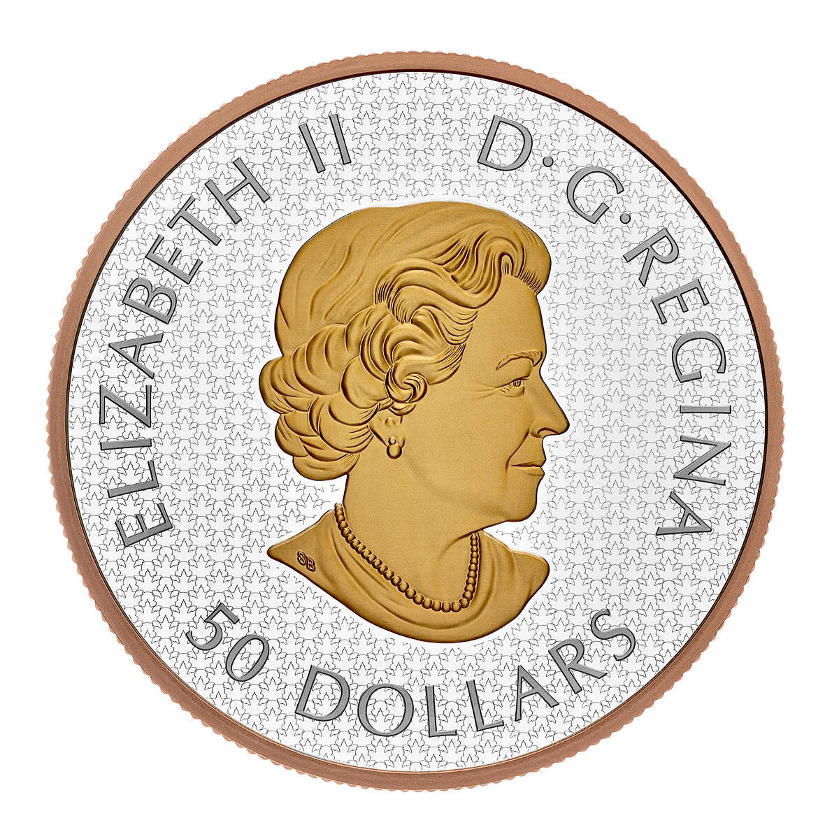 2021 $50 Maple Leaves in Motion - Pure Silver Coin Default Title